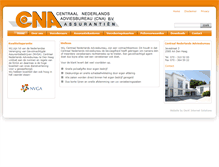 Tablet Screenshot of cna.nl