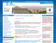 Tablet Screenshot of cna.ro